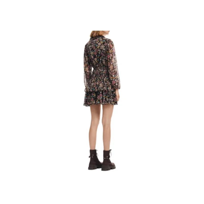 Desigual Long Sleeved Dress Women's Multicolor-2