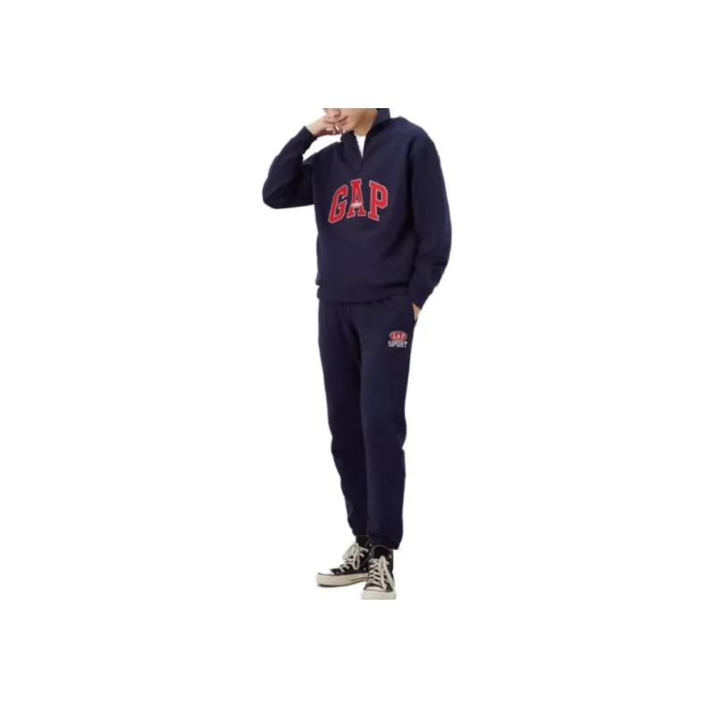 GAP Sweatshirts Men Navy Blue-1