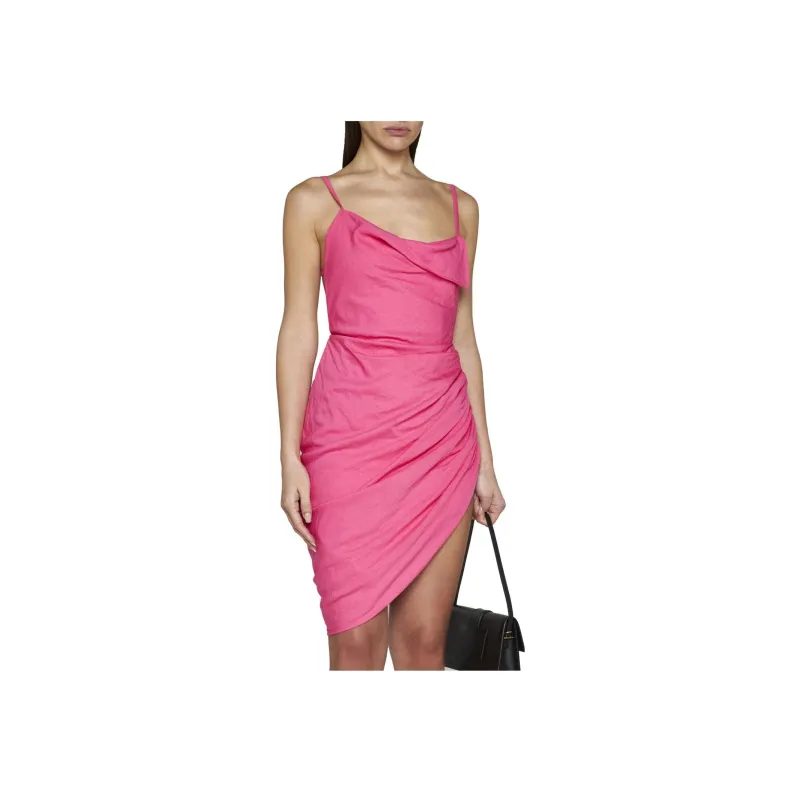 Jacquemus La Robe Saudade 'Pink'-2