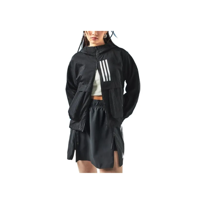 Adidas W.N.D. Jacket Women's Black-1