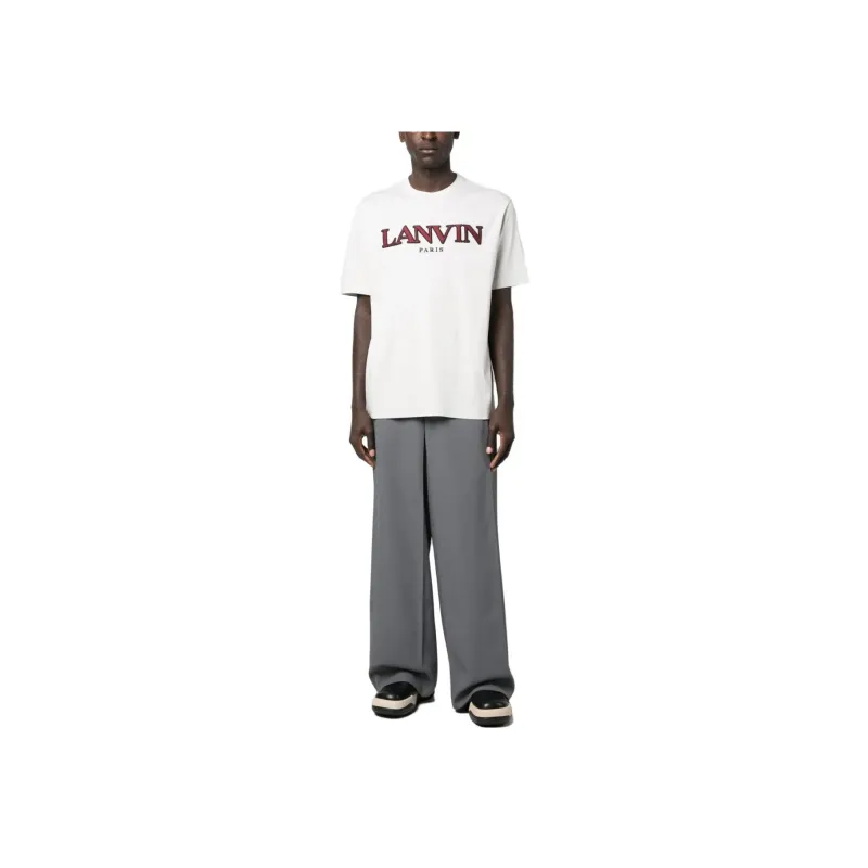 Lanvin T Shirts Men White-1