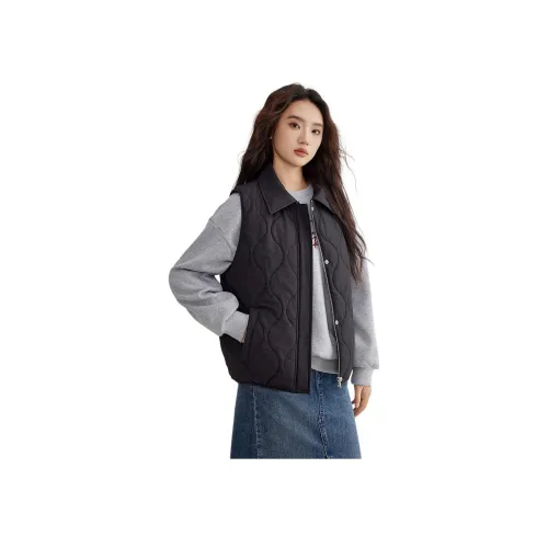 A21 블랙 여성 조끼