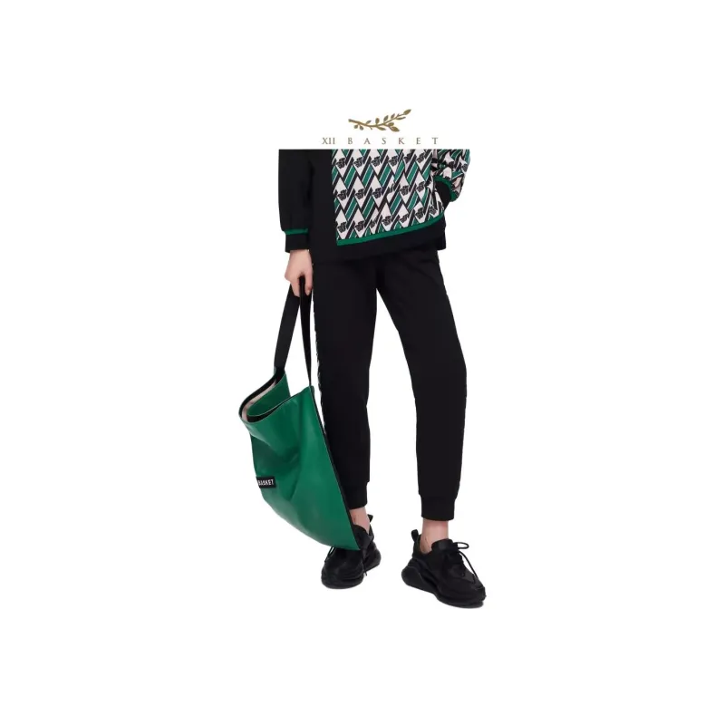 XII BASKET Casual Pants Women's Black-1