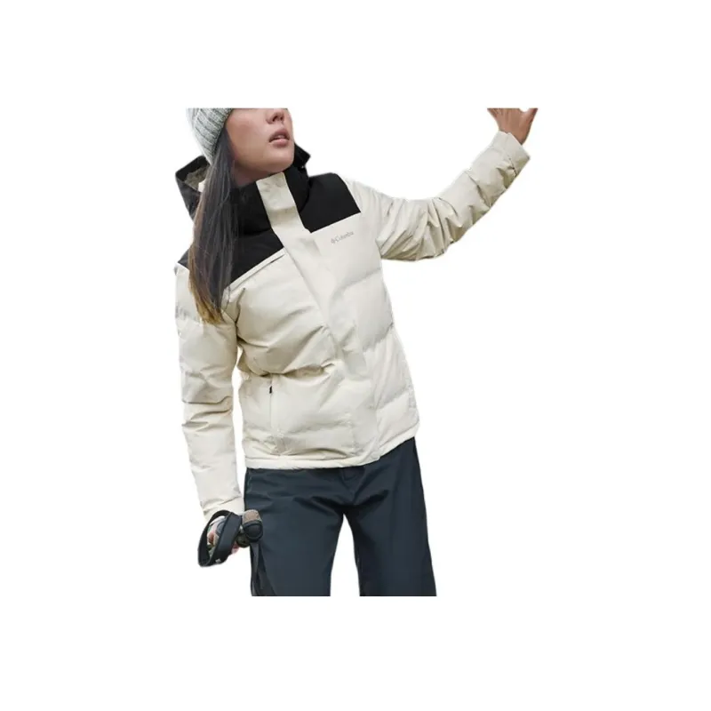 Columbia Omni Heat Down Jacket Women's Ecru-1