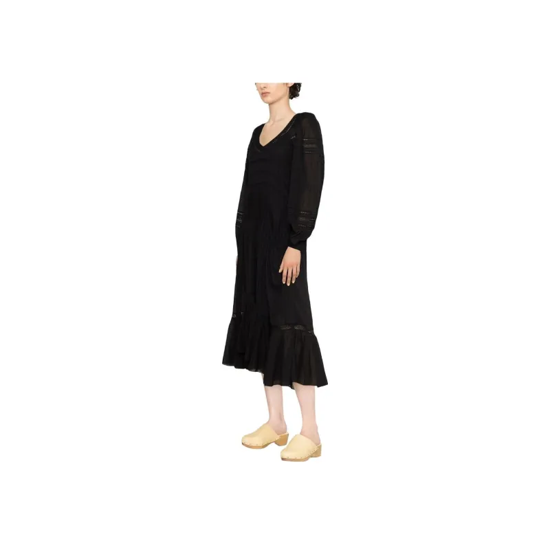 ISABEL MARANT ETOILE Long-Sleeved Dresses Women's Black-2