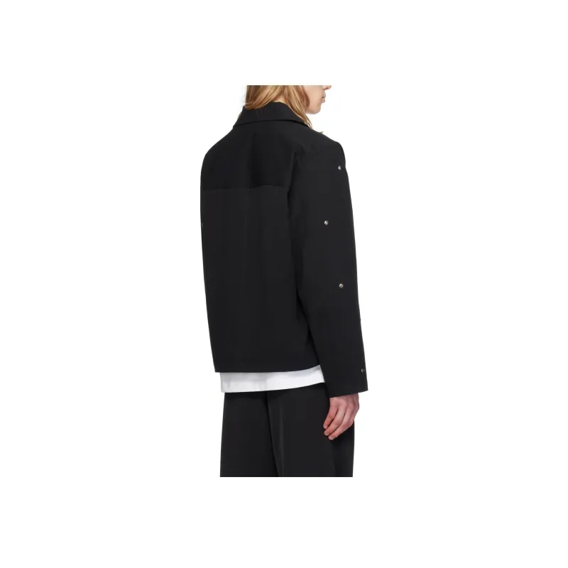 SONG FOR THE MUTE Metal Bead Crop Patch Pocket Jacket-0