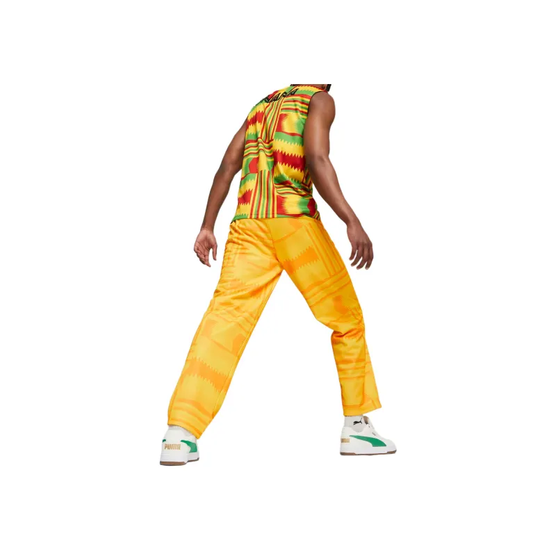 PUMA FTBLCULTURE Knitted Sweatpants Men's Bailey Yellow-2