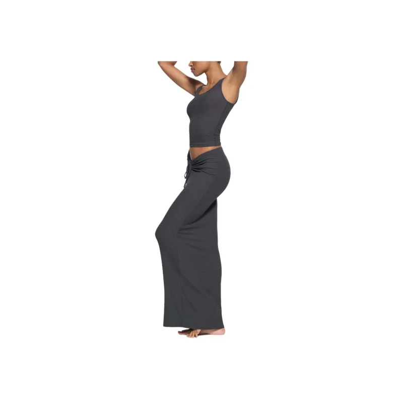 SKIMS Casual Long Skirt Women's GRAPHITE/Graphite-2