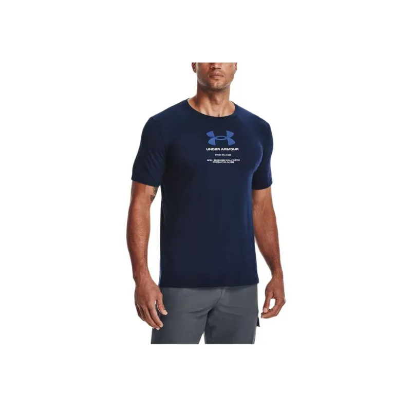 Under Armour T Shirt Men's Collegiate Blue-2