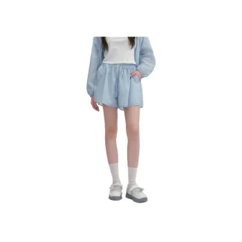 Guuka Hero Denim Shorts Women's Sky Blue