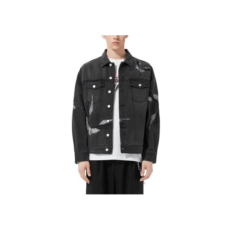 Boy London SS22 Denim Jacket Unisex Black-2