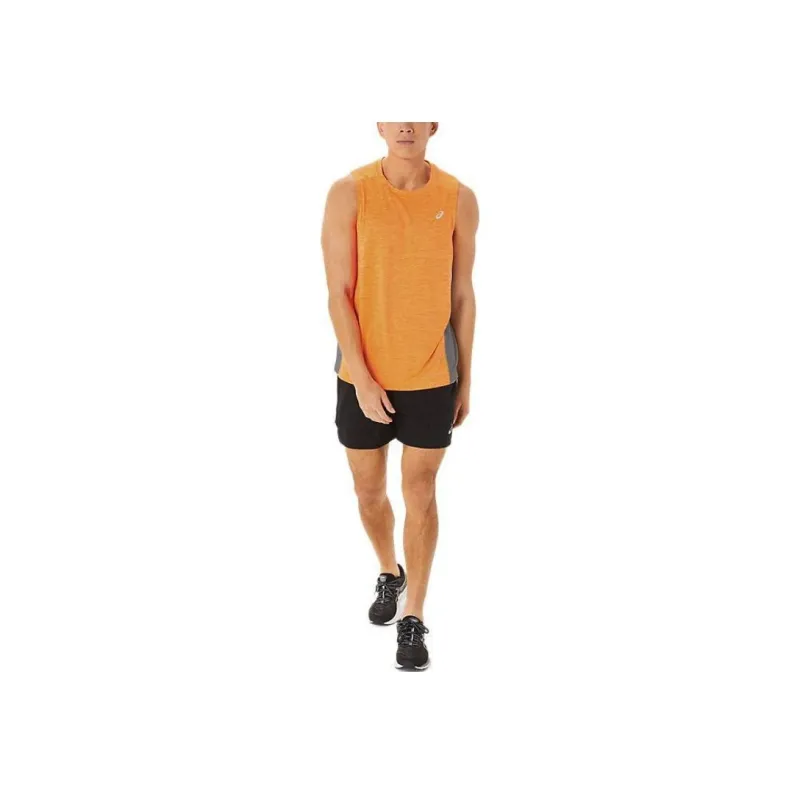 Asics TRAIN SANA Tank Tops Men Orange-1