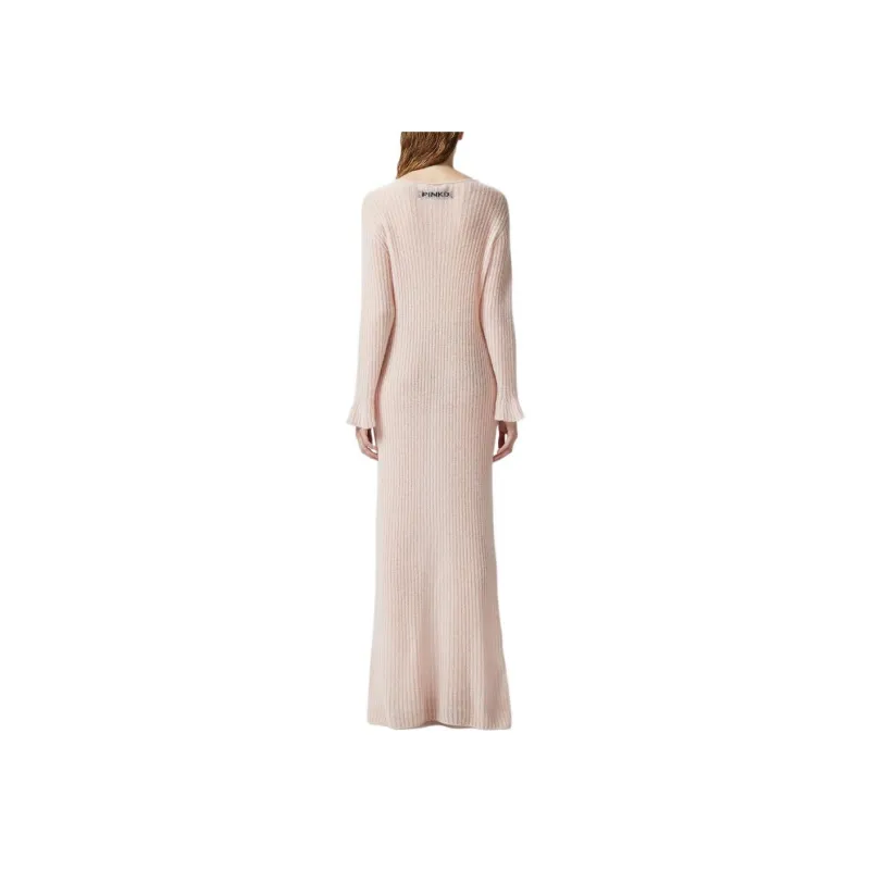 PINKO Ribbed knit Maxi Dress-3