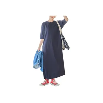 FREAK'S STORE Short Sleeved Dress Women's Marine Blue