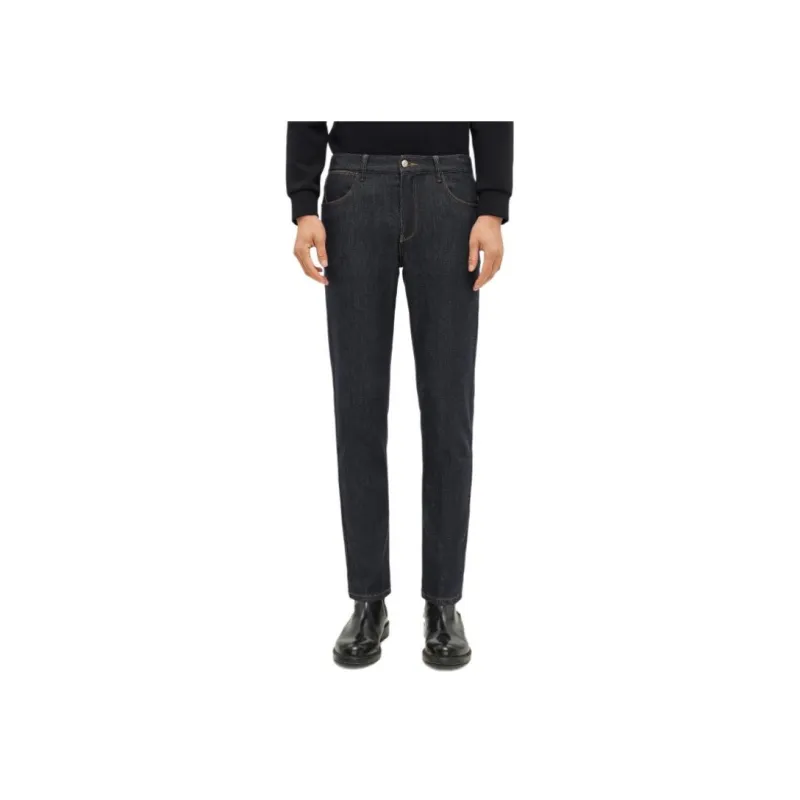 Kaltendin Jeans Men's Navy Blue-0