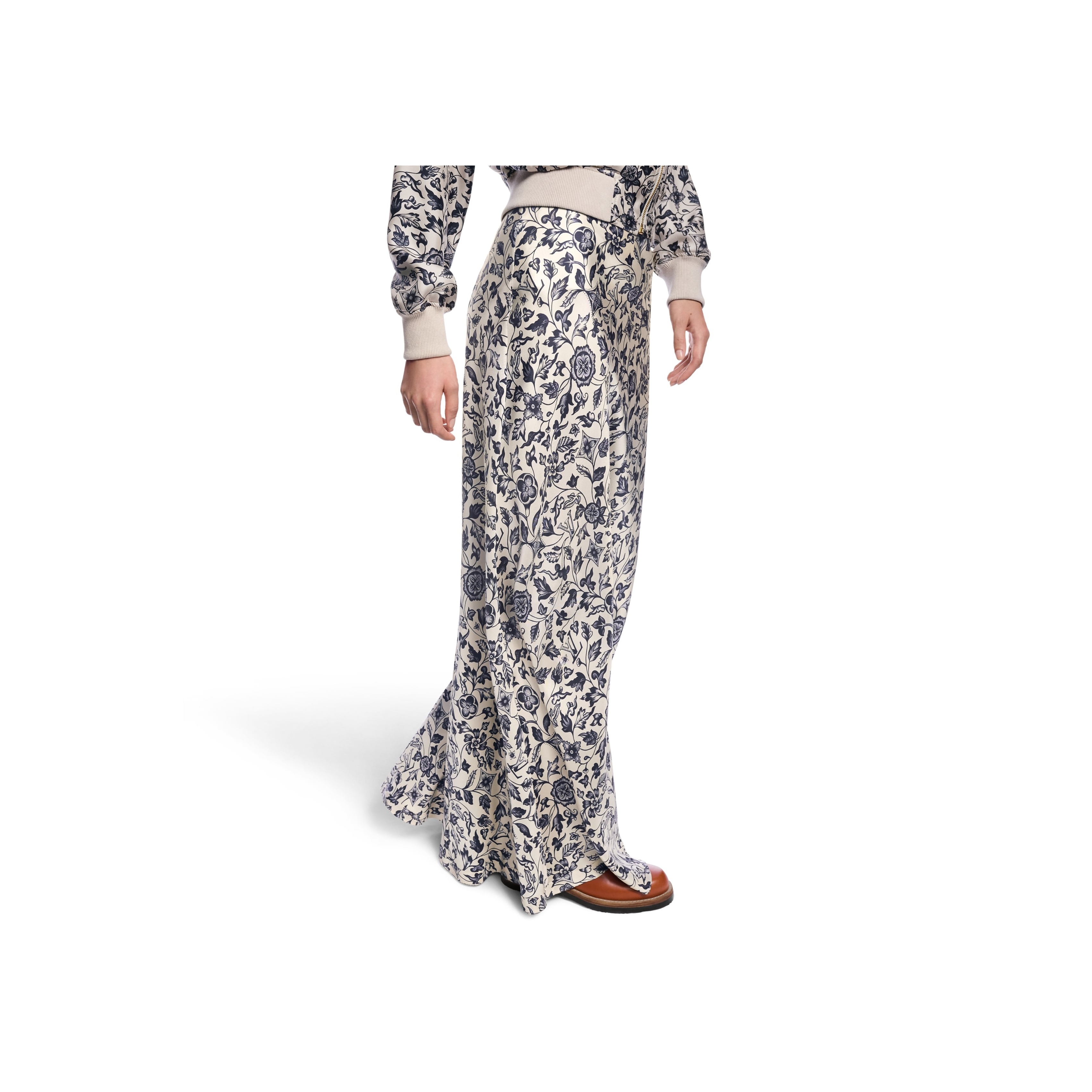 LOUIS VUITTON パンツ（その他） アイボリー 4103425Y0123 LV Blason Printed Long-Sleeved Cotton Shirt - Men - Ready-to