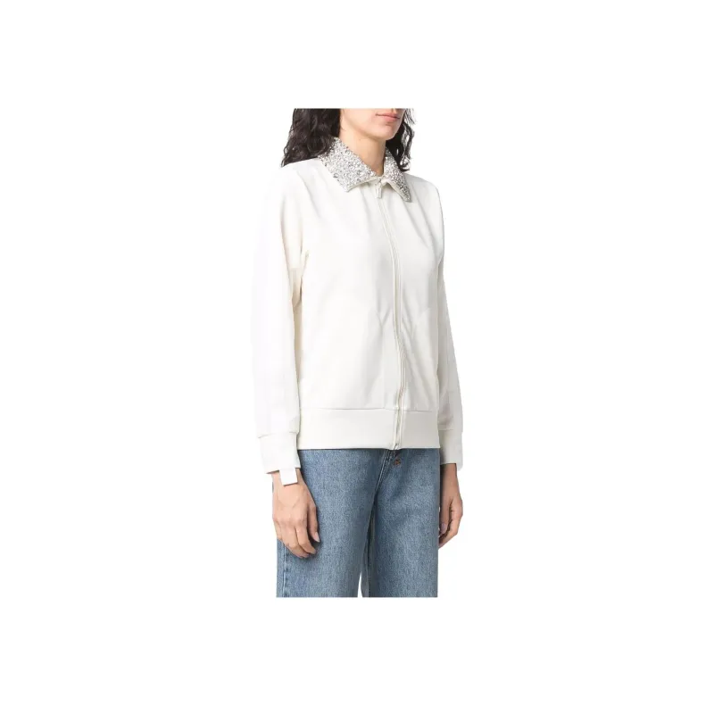 Golden Goose Collar Sequins Embellished Track Jacket-4