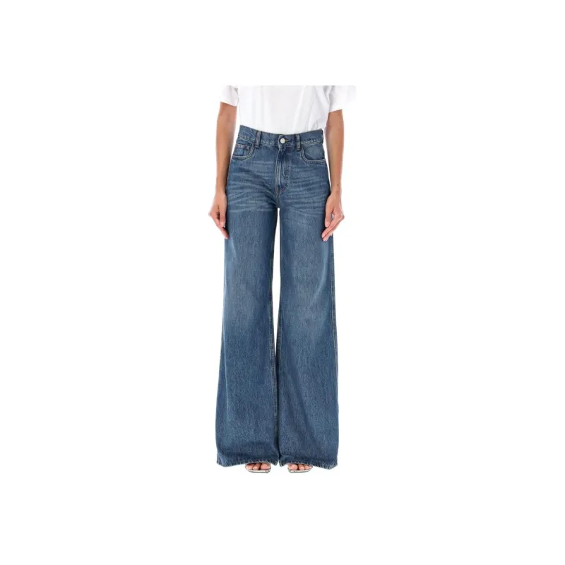 COPERNI Tonal Stiched Wide Leg Denim Jeans-1