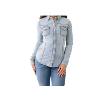 TRUE RELIGION Shirt Women's Blue