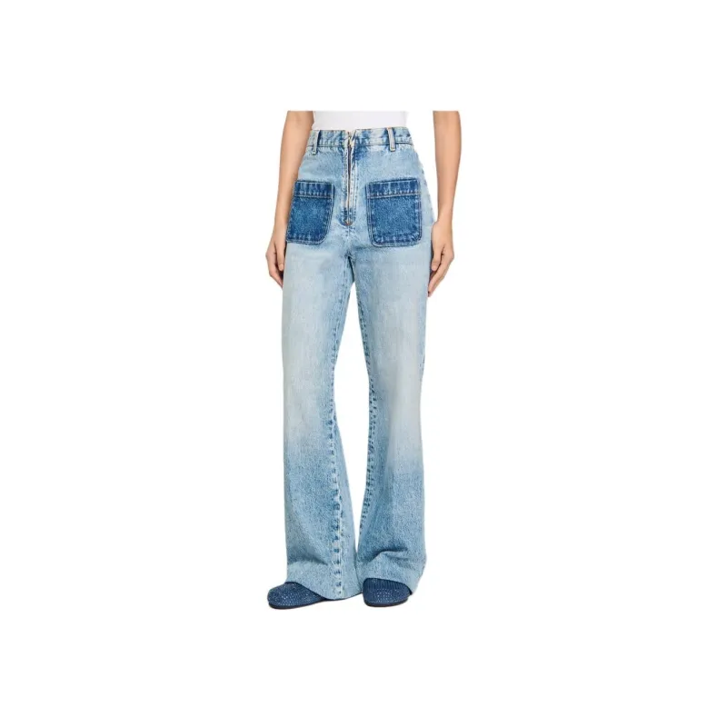 Sandro High rise Straight leg Jeans-2