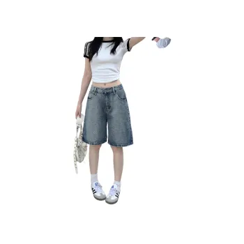 The Temptation Of The Muse Denim Shorts Women's Vintage Blue