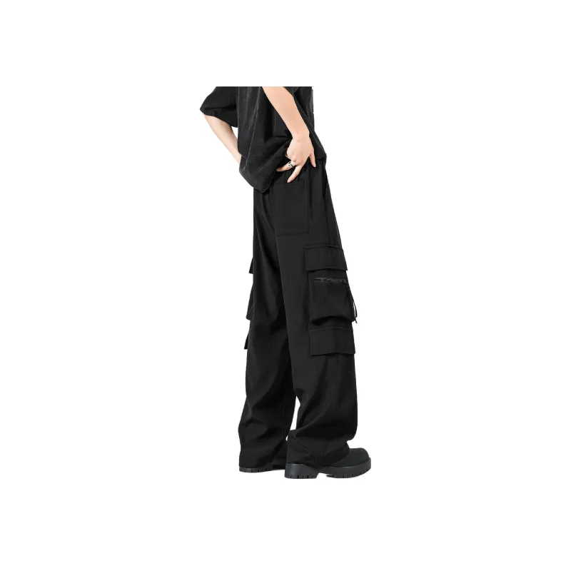 KADAKADA SUITE Cargo Pants Unisex Black-1