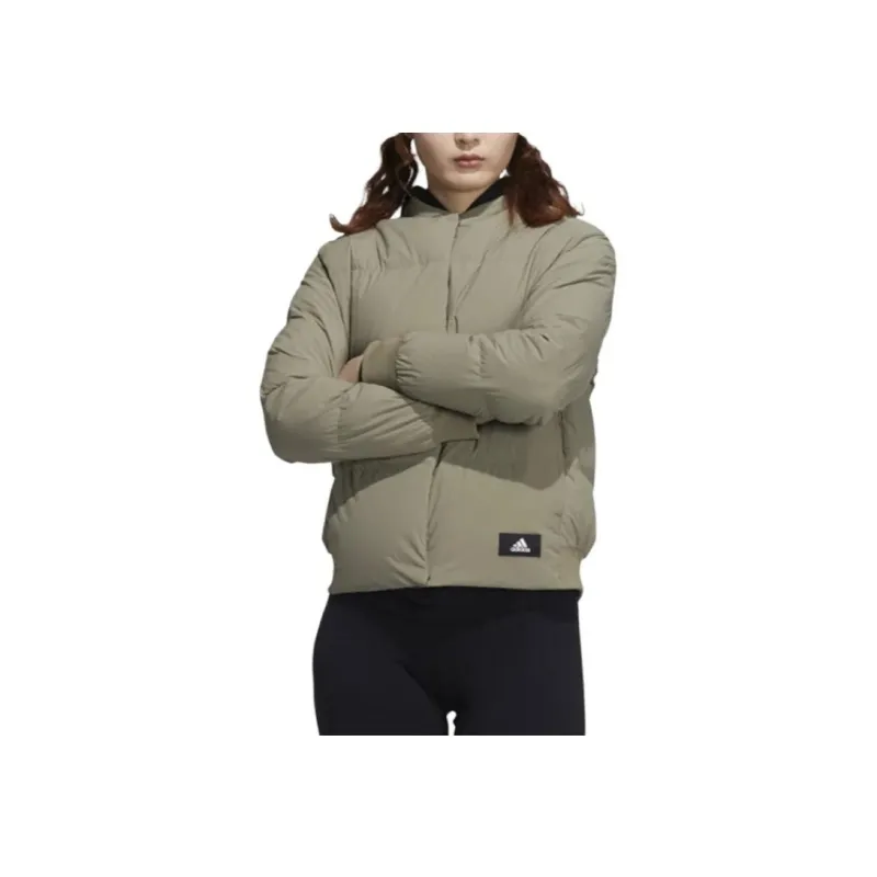 Adidas Down Jacket Women's Khaki-1