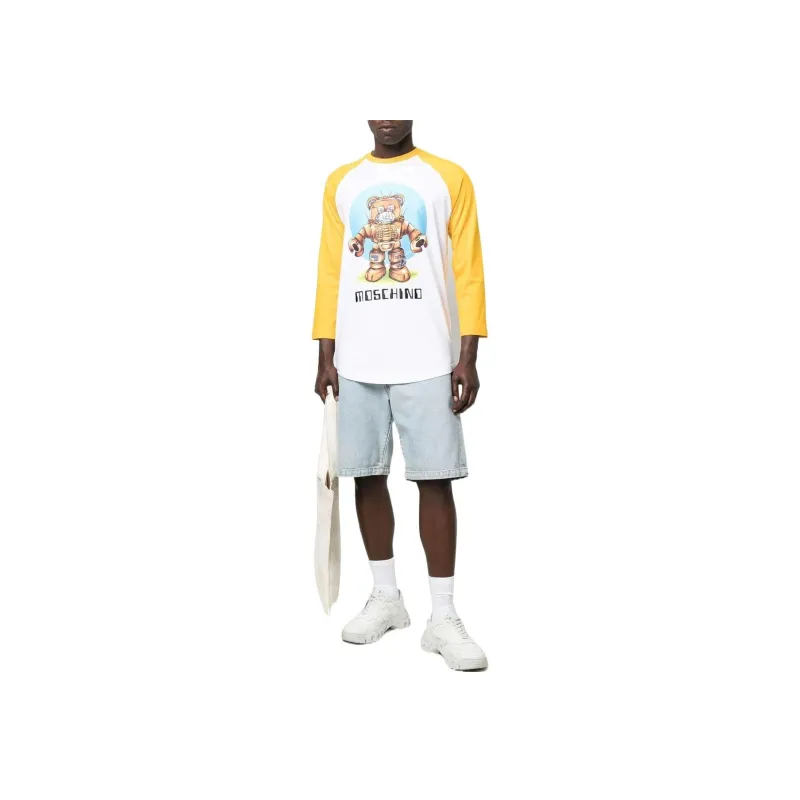 MOSCHINO T Shirts Men White-1