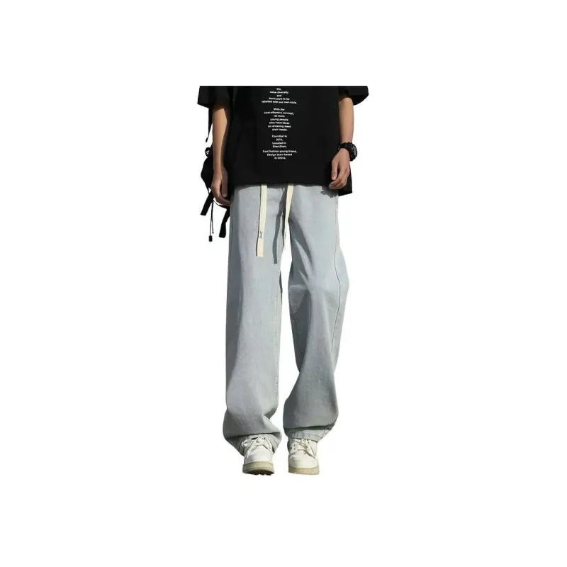 NOME Minimalist Style Fashion Basic Washable Jeans Unisex-0