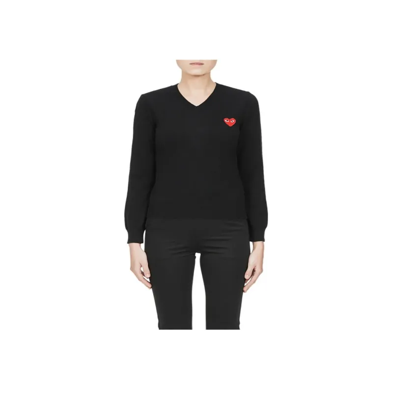 CDG Play Sweaters Women's-1