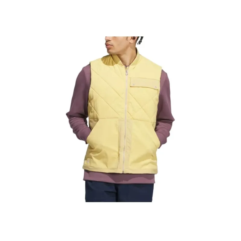 Adidas Free Shipping With AdiClub Go-to Quilted Dwr Full Zip Vest-1
