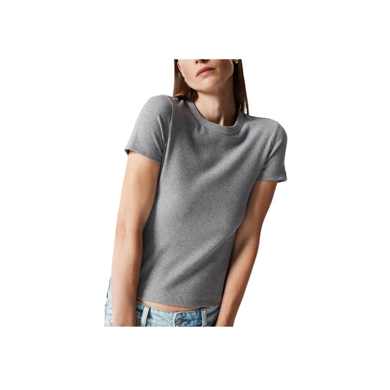 Other Stories T-Shirt Women's Gray Mixed Color-0