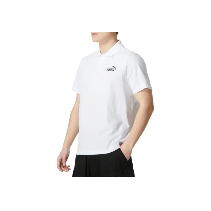 PUMA Polo Shirts Men White-2