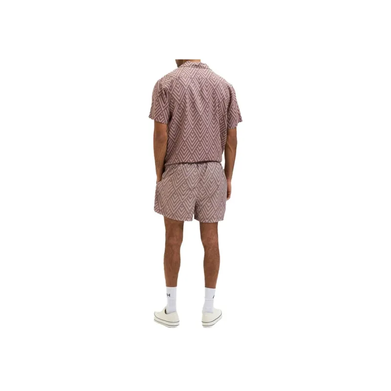 SELECTED Casual Shorts Men's Rose Red-1