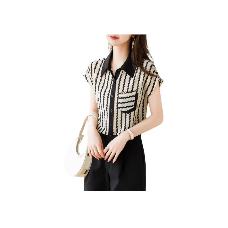 Like The Age Of Water Shirt Women's Stripes-0