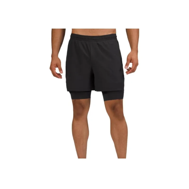Lululemon Pace Breaker Casual Shorts Men Black-2