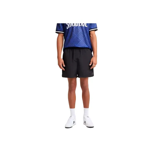 S DOUBLE FW24 블랙 남성 캐주얼 반바지