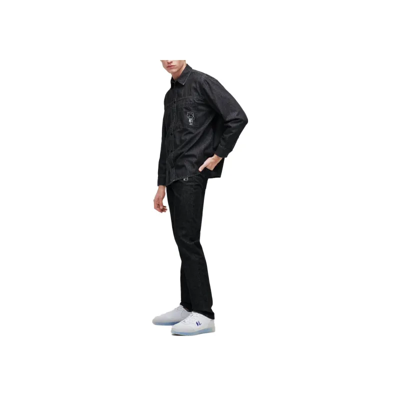 Karl Lagerfeld Ikonik 2.0 Denim Shirt-3