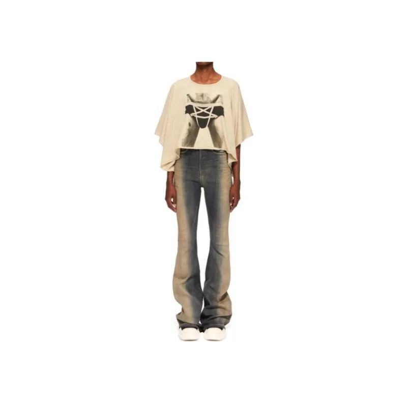 Rick Owens DRKSHDW Bias Bootcut Jeans-3
