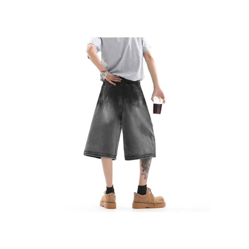 Double Dealer Denim Shorts Unisex-2