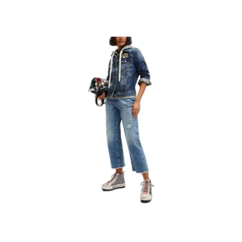 Desigual Jackets & Coats Women's Blue-3