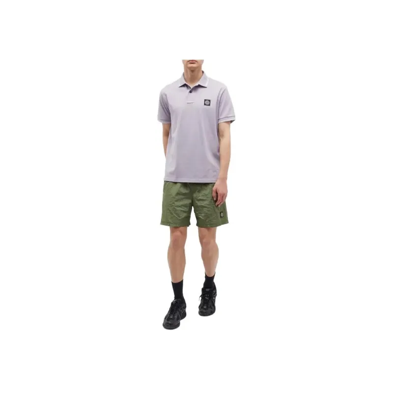 STONE ISLAND Polo Shirts Men Lavender-1