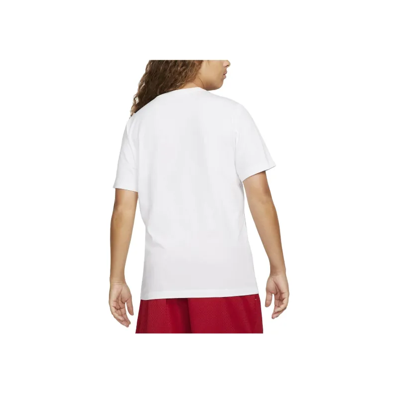 Nike T Shirts Men Bright White-1