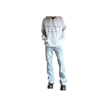 DUATOGE Jeans Men's Vintage Blue