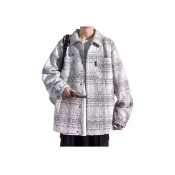 PAINT STAIN Jackets Coats Unisex White