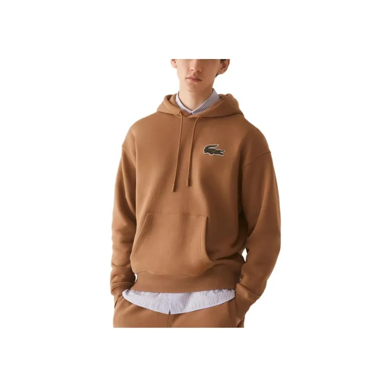 LACOSTE Logo patch Organic cotton Hoodie-1