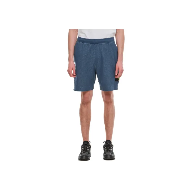 STONE ISLAND Casual Shorts Men Blue-3