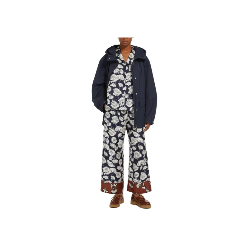 WEEKEND MaxMara All Over Floral Patterned Pyjama Shirt-1