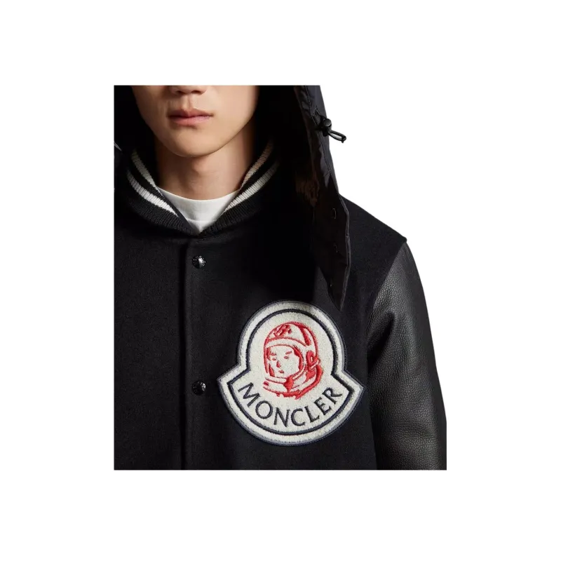 Ice Cream X Moncler X BBC ICECREAM Co-branded Series Jackets Unisex Black-4
