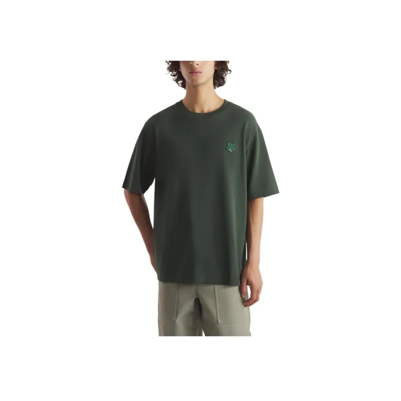 Maison Kitsune Bold Fox Head Patch Oversized T Shirt-3